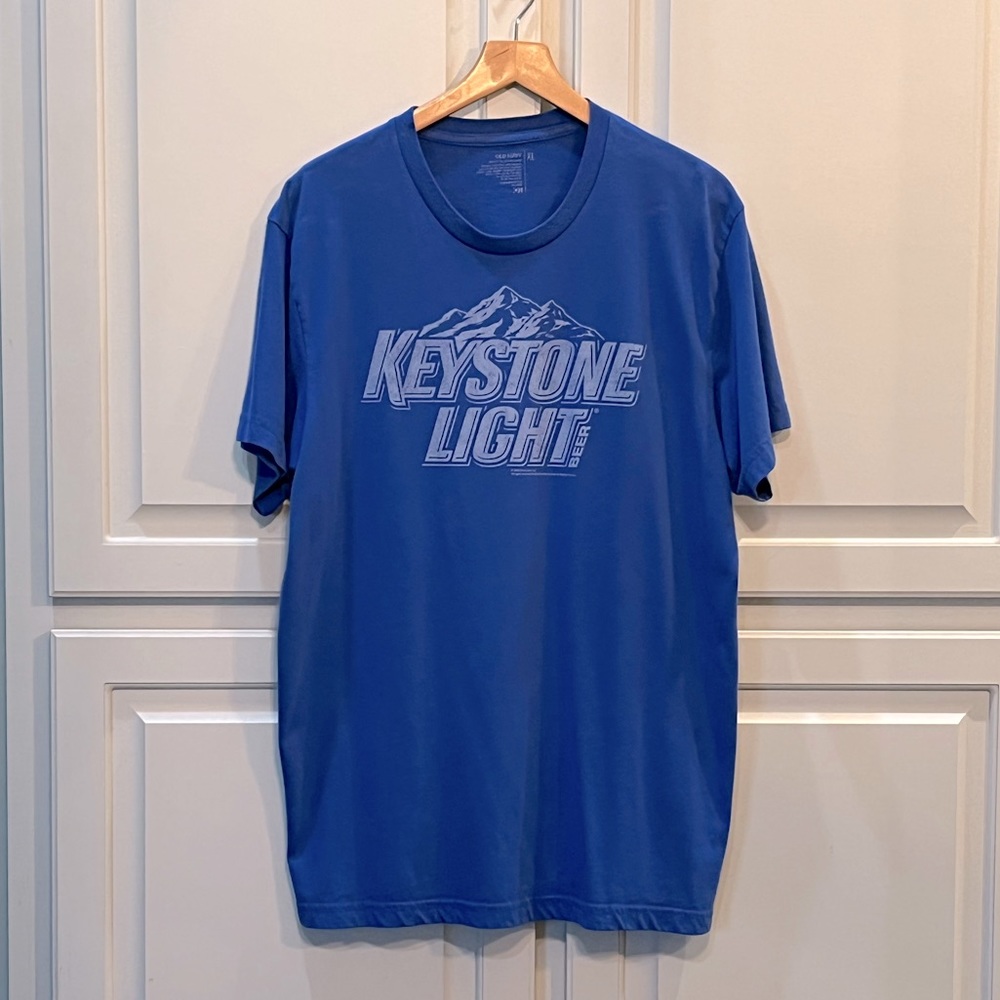 Men’s Blue Keystone Light T-Shirt - XL